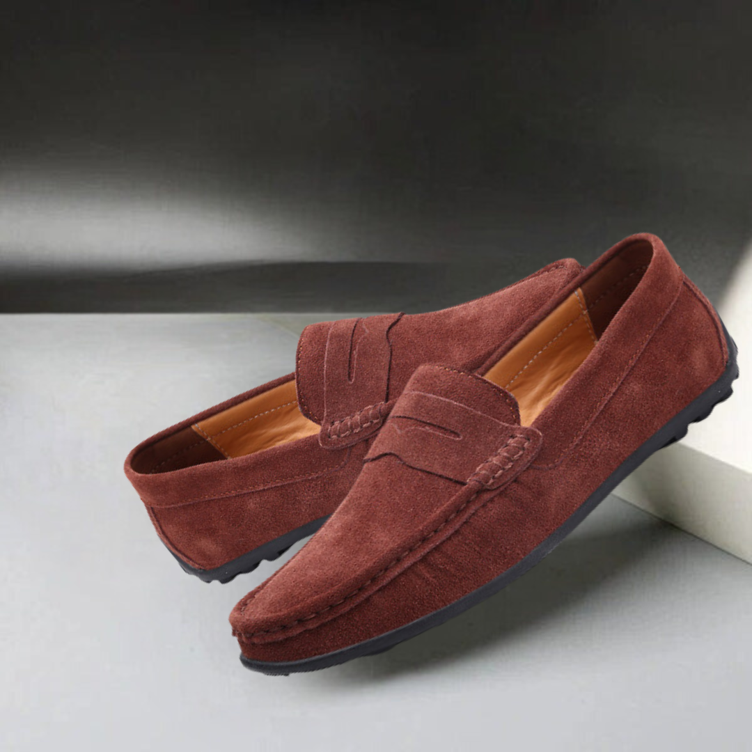 Lenvar™ – Semišové mokasíny