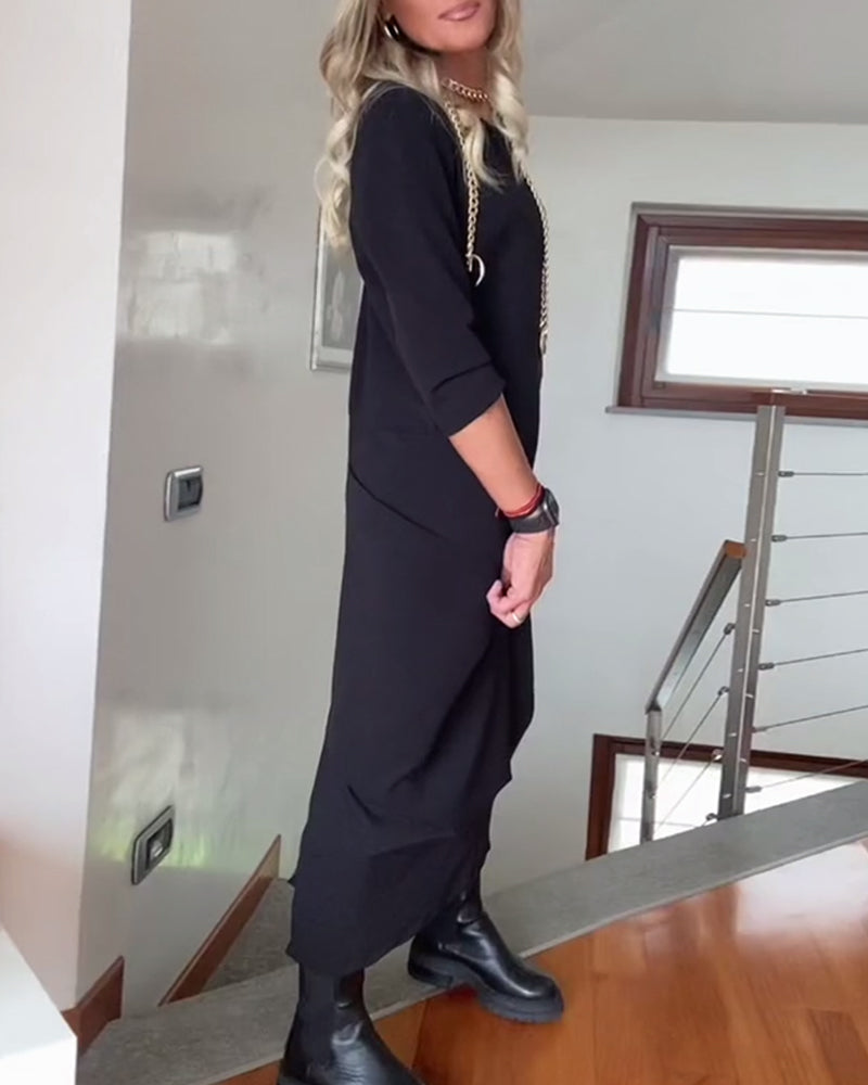 Solenne Elegantné Dlhé Šaty