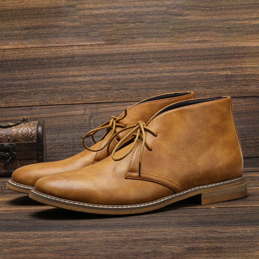 Herold™ | Elegantné kožené chukka topánky pre každodenné pohodlie
