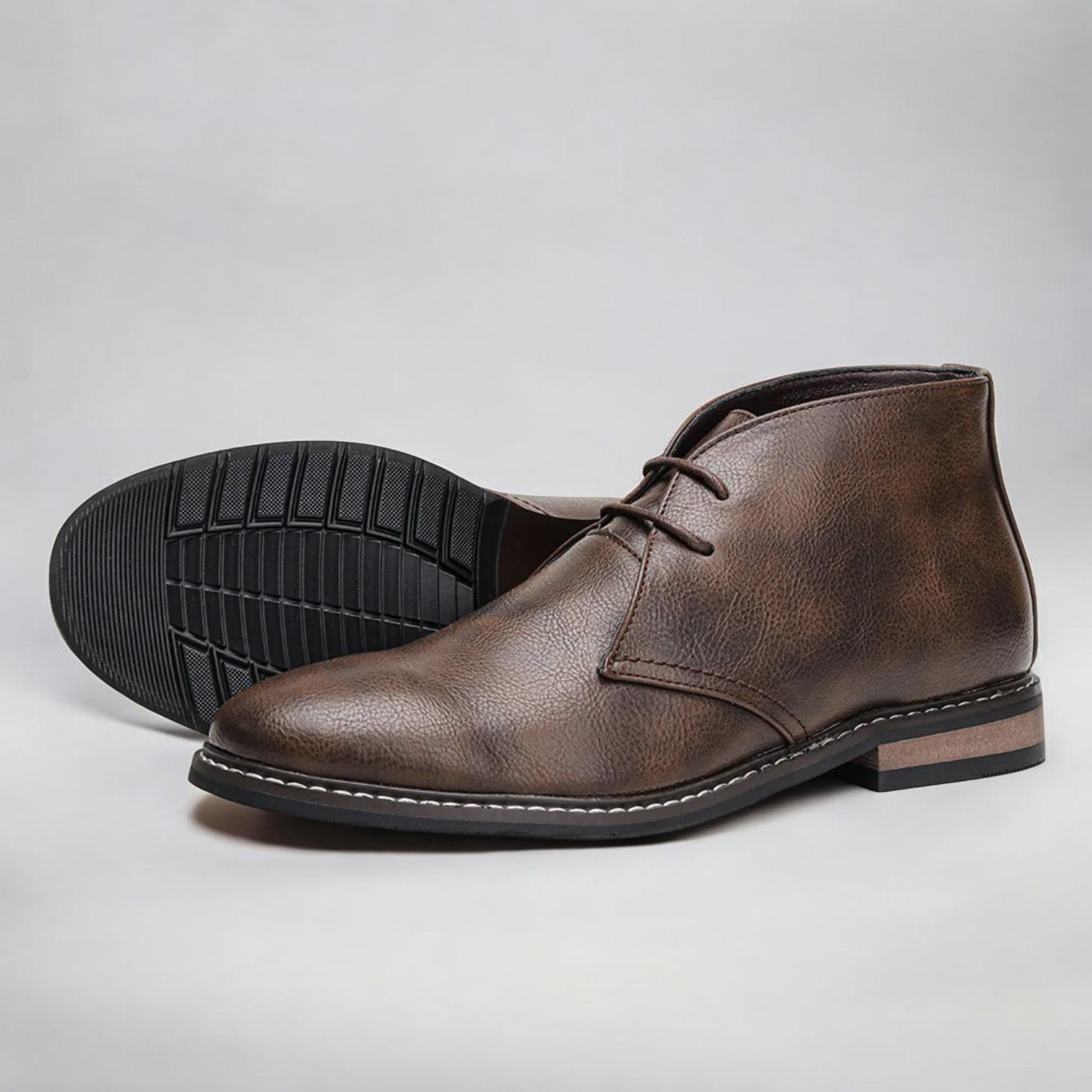 Herold™ | Elegantné kožené chukka topánky pre každodenné pohodlie