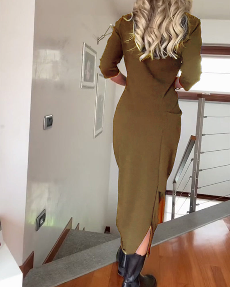 Solenne Elegantné Dlhé Šaty